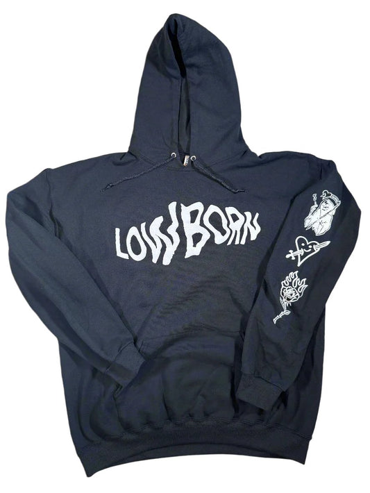 Flash Art Hoodie - Black